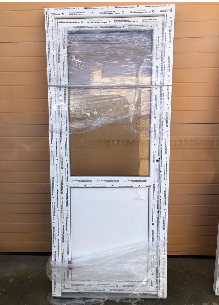 kunststof deur/ deuren, Doe-het-zelf en Bouw, Deuren en Vliegenramen, Gebruikt, Kunststof, Ophalen