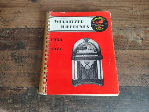 Boek jukebox Historie Wurlitzer (1934-1974) USA, Verzamelen, Automaten | Jukeboxen, Wurlitzer, Ophalen