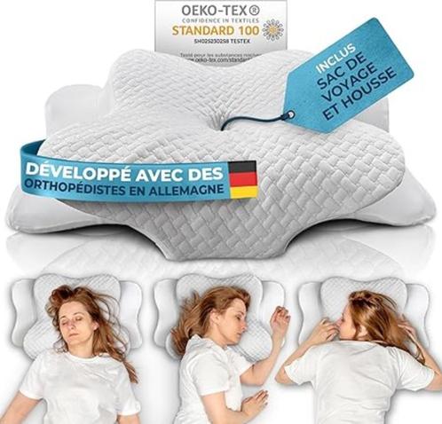 Ergonomisch nekkussen | ergonomisch en orthopedisch kussen, Huis en Inrichting, Woonaccessoires | Kussens, Nieuw, Wit, Overige vormen