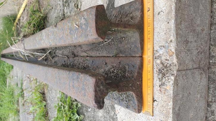 S20-rail   twee stukken van 4,5 meter., Hobby en Vrije tijd, Overige Hobby en Vrije tijd, Gebruikt, Ophalen