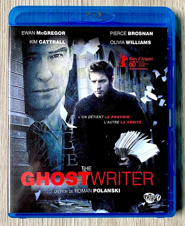 THE GHOSTWRITER // BLURAY + DVD (Verpakt) // Staat Als Nieuw, Cd's en Dvd's, Blu-ray, Zo goed als nieuw, Thrillers en Misdaad