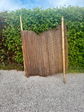 Houten privacy schutting 2 meter met palen, Tuin en Terras, Ophalen