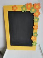 Schrijf bord met houten bloemen, Huis en Inrichting, Woonaccessoires | Memoborden, Ophalen of Verzenden, Zo goed als nieuw