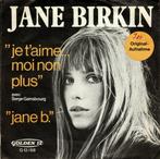 JANE BIRKIN AVEC SERGE GAINSBOURG - JE T'AIME ... MOI NON PL, Ophalen of Verzenden, Gebruikt, Overige formaten, Poprock
