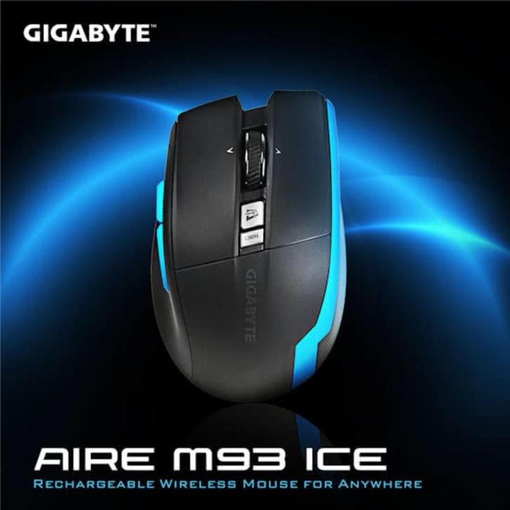 Souris Gigabyte AIRE M93 ICE - Neuf, Computers en Software, Muizen, Nieuw, Muis, Bedraad, Ergonomisch, Ophalen of Verzenden