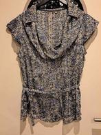 Xandres, blouse kapmouwtje, doorschijnend, feestelijk, 46, Kleding | Dames, Blouses en Tunieken, Blauw, Maat 46/48 (XL) of groter