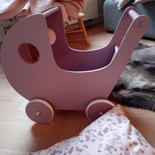 Poppenwagen loopwagen smallstuff, Kinderen en Baby's, Speelgoed | Houten speelgoed, Zo goed als nieuw, Ophalen