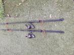 2 karperhengels met baitrunner dam, Ophalen, Zo goed als nieuw