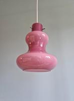 Vintage hanglamp van mauve opaline glas, jaren 60, Antiek en Kunst, Ophalen of Verzenden