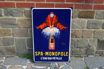 Spa Monopole 2020 emaille plaat in beperkte oplage  beschikbaar voor biedingen