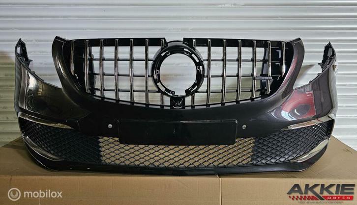Mercedes V-klasse Vito Bumper voor W447 chroom FACELIFT, Auto-onderdelen, Carrosserie, Bumper, Voor, Gebruikt, Ophalen of Verzenden