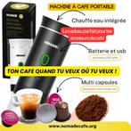 Nomad café draagbare koffiemachine, Afneembaar waterreservoir, Overige typen, Espresso apparaat, Nieuw