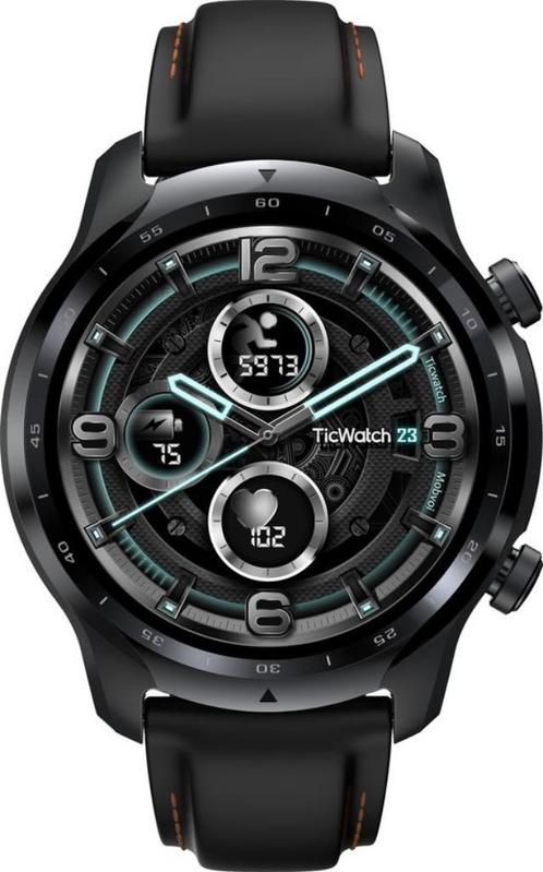 Smartwatch Mobvoi Ticwatch Pro 3 GPS, Handtassen en Accessoires, Smartwatches, Gebruikt, Android, Zwart, Afstand, GPS, Hartslag