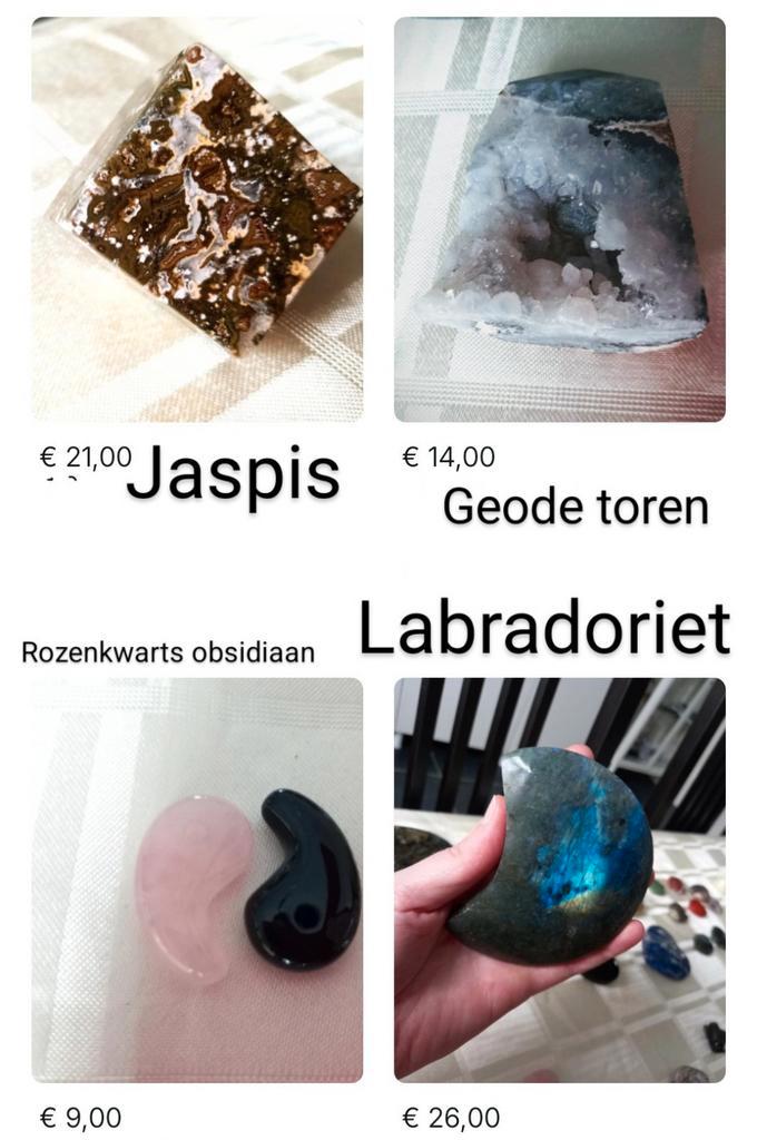 Diverse edelstenen, Verzamelen, Mineralen en Fossielen, Mineraal, Ophalen of Verzenden