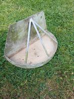 2 metalen bloemschalen 15€, Tuin en Terras, Ophalen