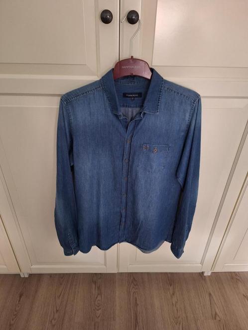NIEUW mooi licht jeanshemd, Terre Bleue, jongen/man S, Kleding | Heren, Overhemden, Nieuw, Halswijdte 38 (S) of kleiner, Blauw