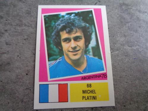 IMPRESSION DE FOOTBALL  MICHEL PLATINI Coupe du Monde 1978 A, Hobby & Loisirs créatifs, Autocollants & Images, Enlèvement ou Envoi