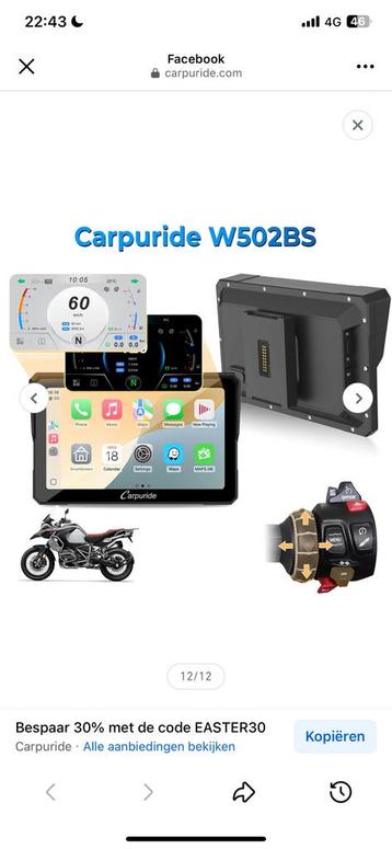 Carpuride W502BS (NIEUW) BMW wonderwheel ok!  beschikbaar voor biedingen