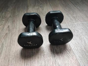 2 x 3kg Domyos dumbells. (6kg) beschikbaar voor biedingen