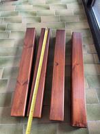 4 tafelpoten, hout, vierkant (H: 73 cm, 8,5 cm), Pied de table, 50 à 100 cm, Enlèvement, Moins de 50 cm