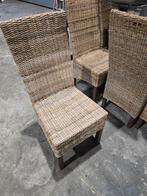 Lot de 8 chaises rotin., Antiquités & Art, Enlèvement