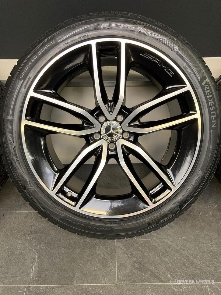 22” originele Mercedes GLE V167 AMG velgen + winterbanden, Auto-onderdelen, Banden en Velgen, Banden en Velgen, Winterbanden, Overige maten