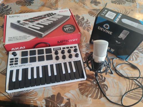 Akai mk mini midi paneel en micro devine te koop, Muziek en Instrumenten, Midi-apparatuur, Zo goed als nieuw, Ophalen
