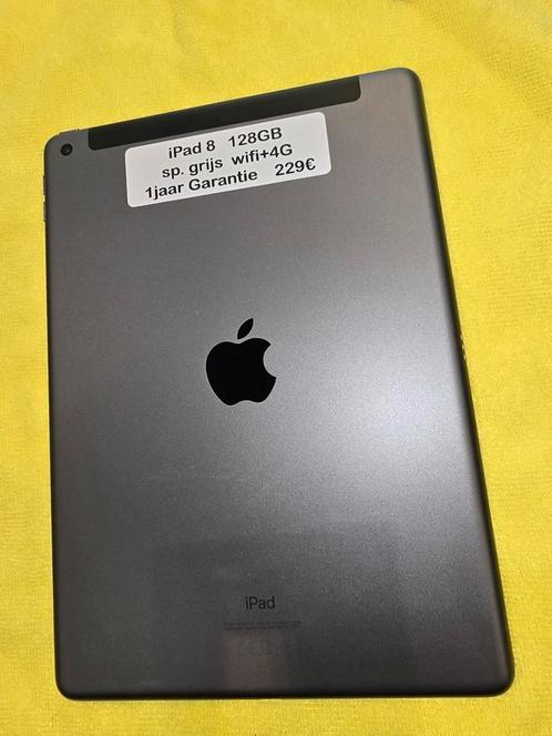 .iPad 8 (2020, A12 series) 128 GB, Computers en Software, Apple iPads, Zo goed als nieuw, 128 GB, Ophalen of Verzenden
