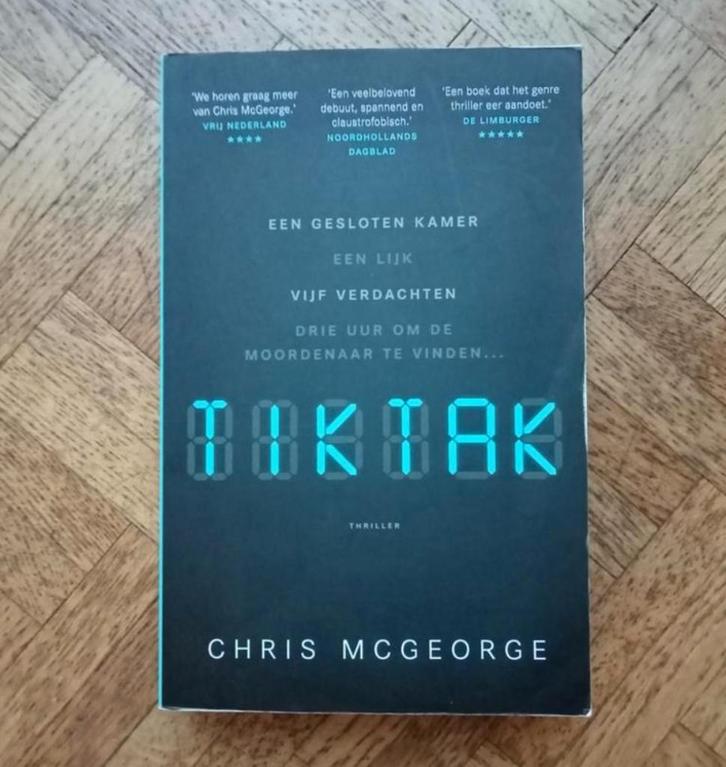 Chris McGeorge: Tik tak, Boeken, Thrillers, Gelezen, Ophalen of Verzenden