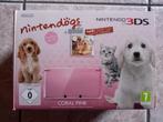 3DS + Nintendogs & Cats Golden Retriever, Games en Spelcomputers, Spelcomputers | Nintendo 2DS en 3DS, Ophalen, Nieuw, Roze, 3DS