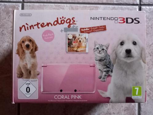 3DS + Nintendogs & Cats Golden Retriever, Games en Spelcomputers, Spelcomputers | Nintendo 2DS en 3DS, Nieuw, 3DS, Roze, Ophalen