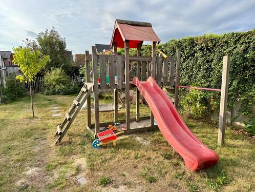 Speeltuig Wickey, Kinderen en Baby's, Speelgoed | Buiten | Speeltoestellen, Gebruikt, Glijbaan, Klimwand, Schommel, Zandbak, Ophalen