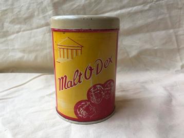 Blikken doos Malt-o-dex beschikbaar voor biedingen