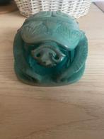 Egyptische scarabee met hiërogliefen, Antiek en Kunst, Ophalen of Verzenden