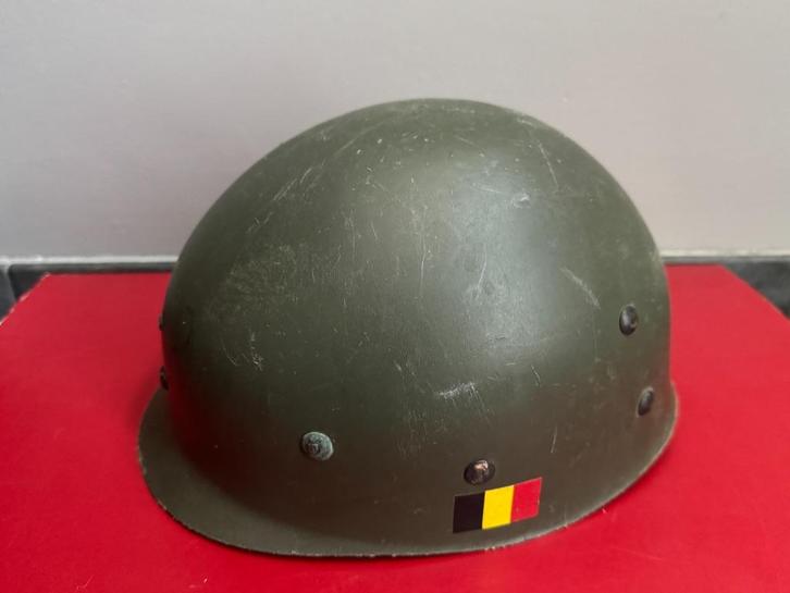 Militaite Helm Belgisch Leger "ABL 1981", Verzamelen, Militaria | Algemeen, Landmacht, Helm of Baret, Verzenden
