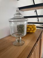 Glazen pot met deksel, Huis en Inrichting, Ophalen, Zo goed als nieuw
