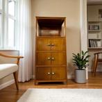 Vintage houten kast / leggerkast / opbergkast, Ophalen of Verzenden, Kast