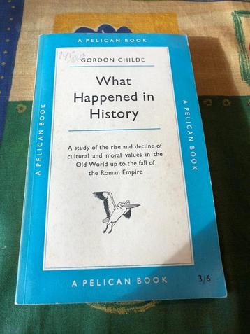 What happened in history - Gordon Childe *Vintage Pelican bo beschikbaar voor biedingen