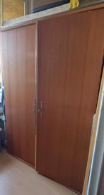 Armoire vintage à 2 portes, Avec tablette(s), Vintage, 100 à 150 cm, Utilisé