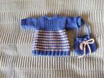 Robe de poupée bleu ciel avec sac, neuve, Baby Pop, Enlèvement ou Envoi, Neuf
