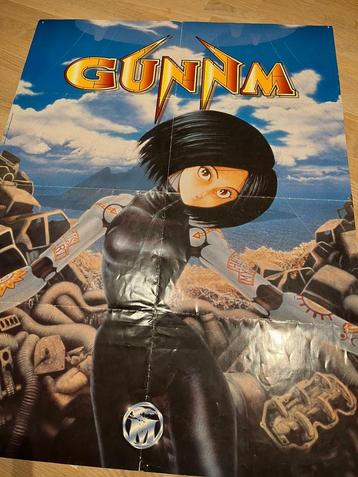 Poster Vintage 1993 GUNNM Manga Mania