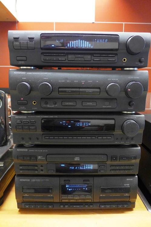 Kenwood stereoketen, TV, Hi-fi & Vidéo, Chaîne Hi-fi, Utilisé, Deck cassettes ou Lecteur-enregistreur de cassettes, Lecteur CD