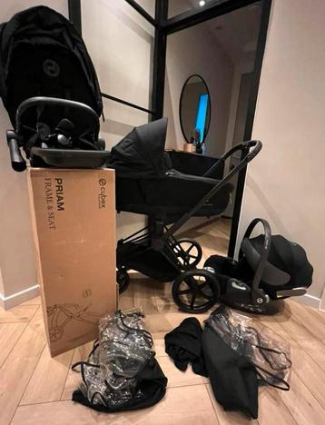 Cybex Trio Priam 4 Black Black Cloud Z i-Size, Enlèvement, Comme neuf