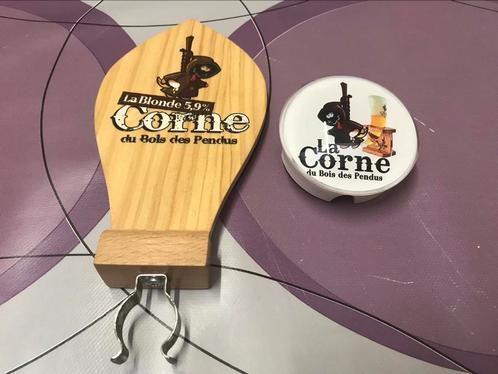 La corne bier tapruiter + verlichte lens, Verzamelen, Merken en Reclamevoorwerpen, Zo goed als nieuw, Overige typen, Ophalen of Verzenden