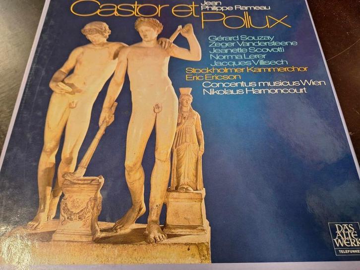 RAMEAU / HARNONCOURT - Castor Et Pollux  Box 4 x LP's Vinyl, Cd's en Dvd's, Vinyl | Klassiek, Gebruikt, Barok, Opera of Operette