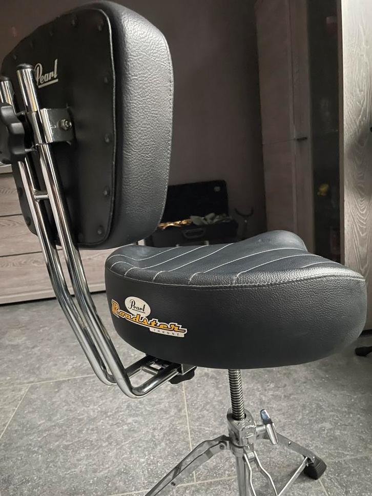 Drumkruk Pearl roadster Throne zadelvormig, Musique & Instruments, Batteries & Percussions, Comme neuf, Pearl, Enlèvement