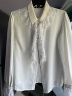 WITTE BLOES MET KANT, Vêtements | Femmes, Blouses & Tuniques, Comme neuf, BIAGI, Taille 42/44 (L), Enlèvement ou Envoi