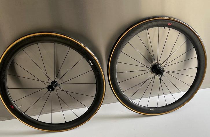 ZIPP 404 wielen (tubes), Fietsen en Brommers, Fietsonderdelen, Zo goed als nieuw, Racefiets, Wiel, Ophalen