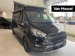 Ford Nugget Camper 340L Trail|Camera|GPS|Trekhaak, Auto's, Voorwielaandrijving, Gebruikt, 4 cilinders, Zwart