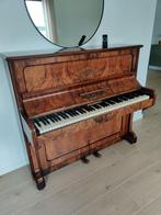 Piano, Muziek en Instrumenten, Piano's, Gebruikt, Piano, Hoogglans, Bruin